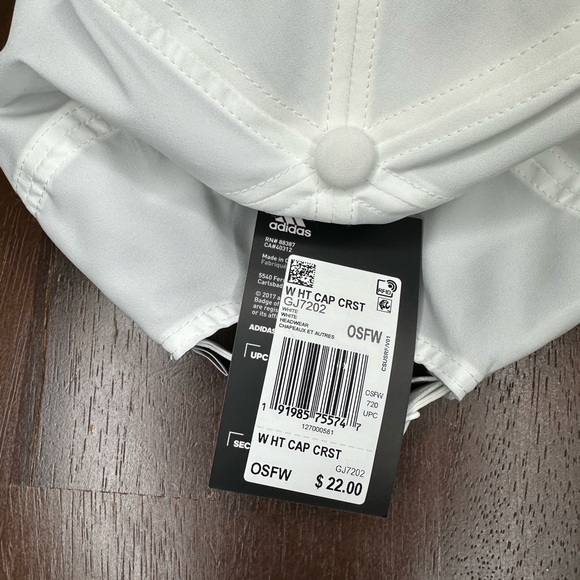Adidas White Cap - Picture 2 of 4